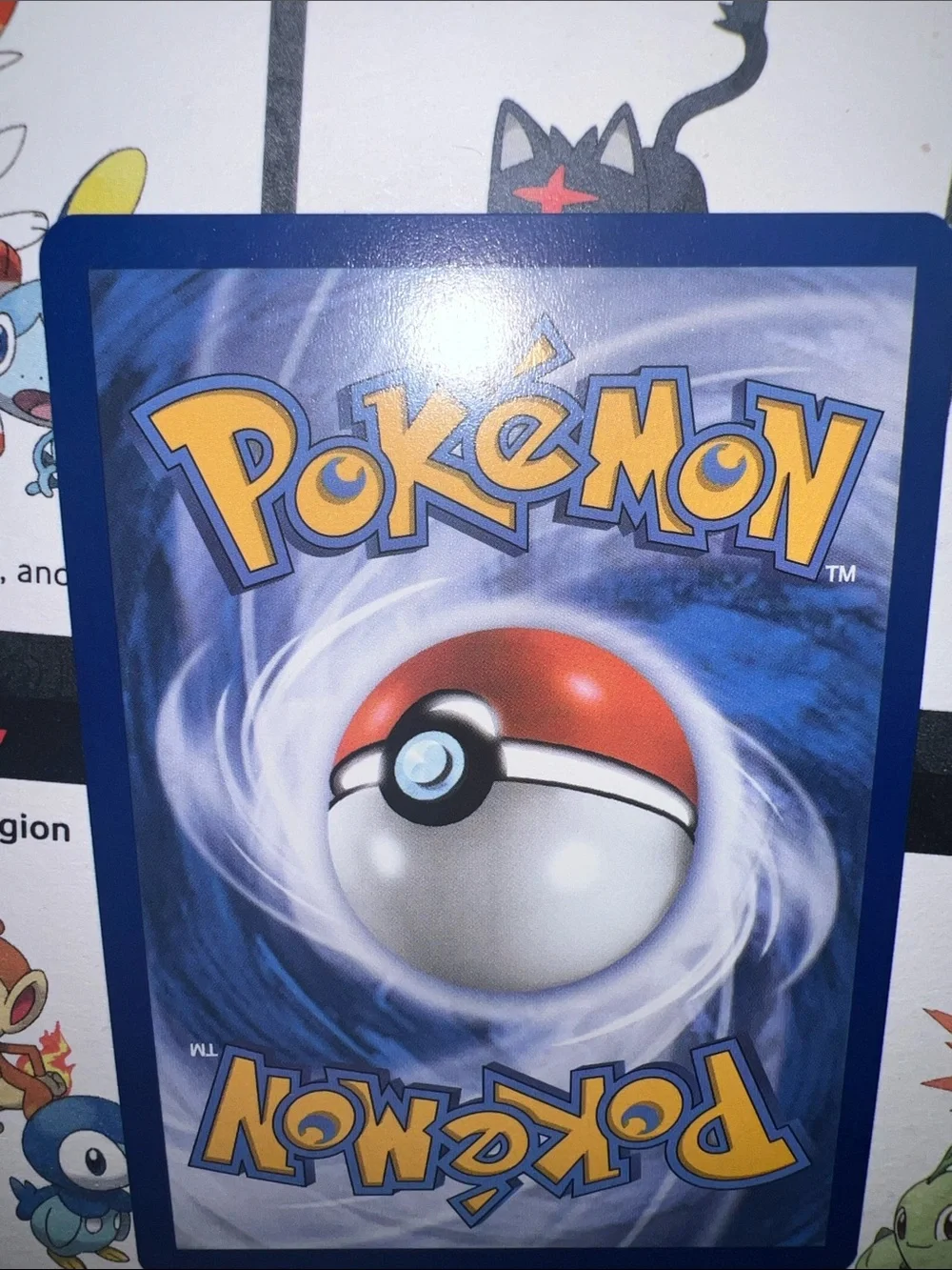 Pokemon Bulbasaur Card - Green, Blue, Orange